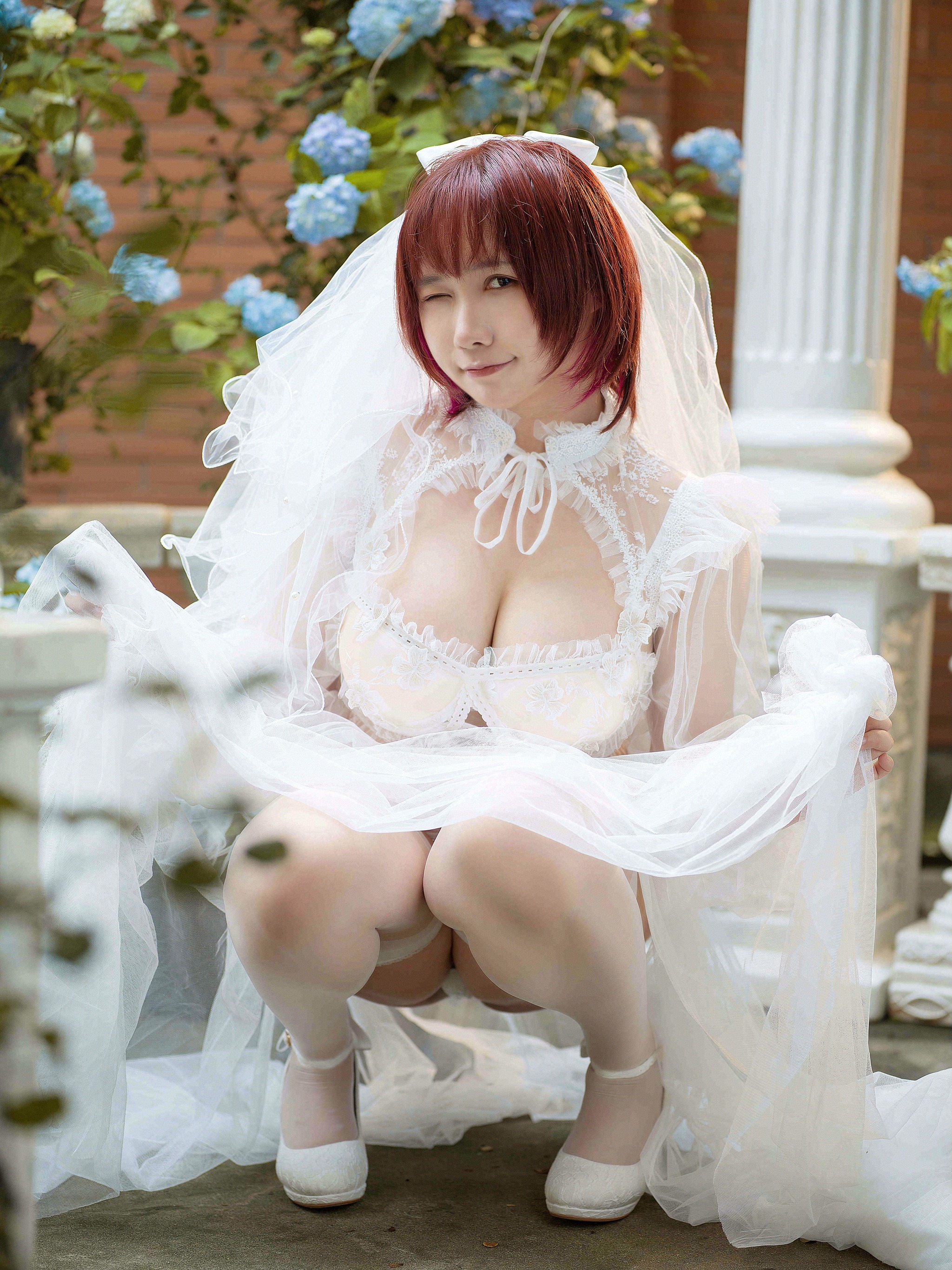 图片[1]-麻花麻花酱 – NO.040 黑白婚纱 [60P]-XikXak